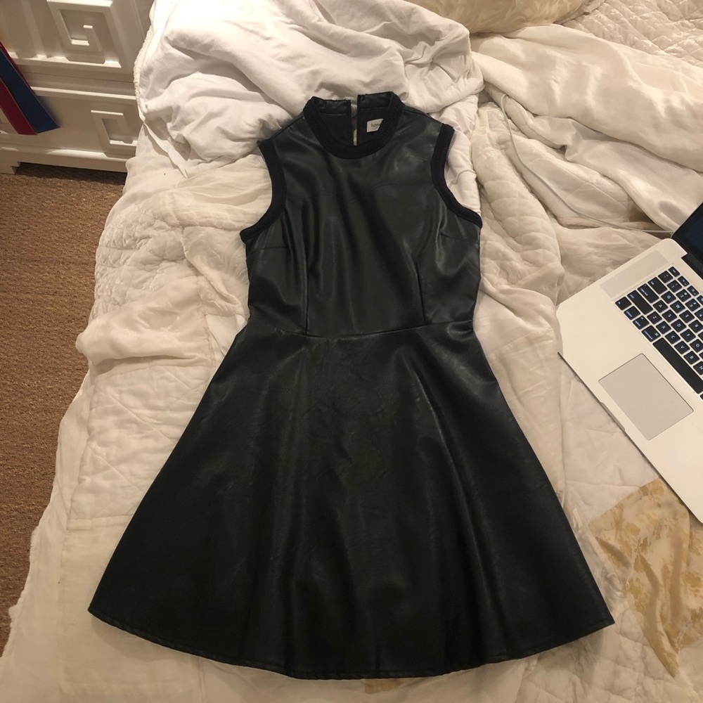 Leather dress